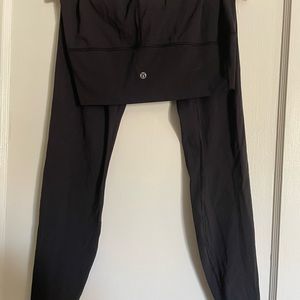 Lululemon Wunder Under black size 8 high rise 28”